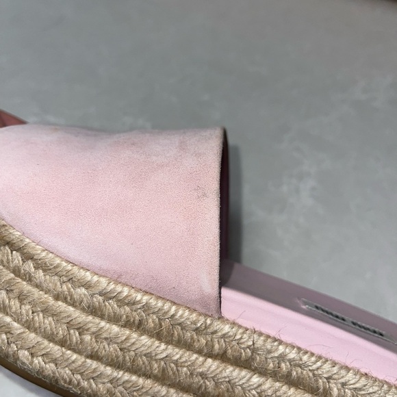 Miu Miu Pink Platform Espadrille Sandals GUC - Picture 8 of 8